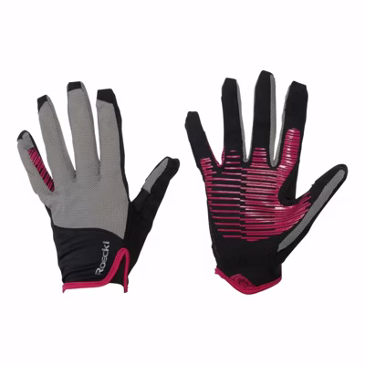 Roeckl Lynn handschoen zwart/grijs maat:7,5