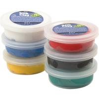 Creativ Company Silk clay standaard kleuren, 6x14gr.