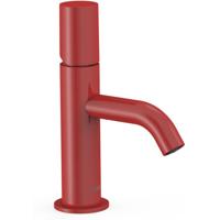 Wastafelkraan Tres Study | Opbouw | Mengkraan | Standaard model | 1-knop | Rond | Rood
