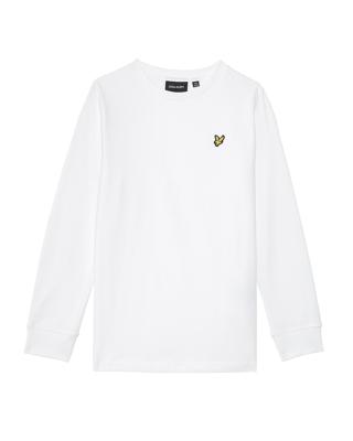 Lyle & Scott winter t-shirt jongens - wit - longsleeve