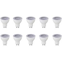 LED Spot 10 Pack - GU10 Fitting - Dimbaar - 6W - Warm Wit 3000K - thumbnail