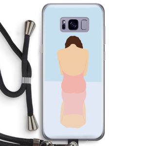 Mirror: Samsung Galaxy S8 Transparant Hoesje met koord