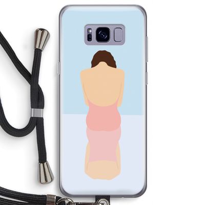 Mirror: Samsung Galaxy S8 Transparant Hoesje met koord