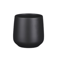 Amber pot rond d.grijs mat h7xd8cm - Mica decorations