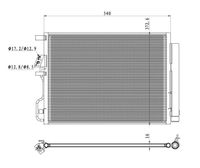 Condensor, airconditioning 350501 - thumbnail