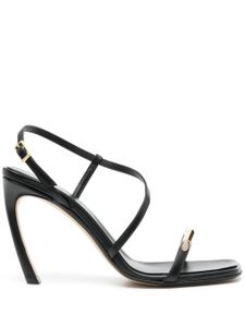 Lanvin sandales Swing 95 en cuir - Noir