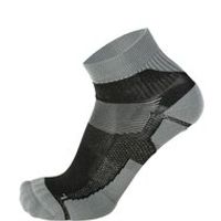 Skafit Sports korte zilversokken Grijs/Zwart