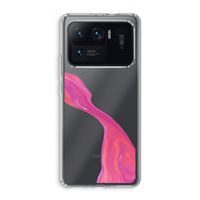 Paarse stroom: Xiaomi Mi 11 Ultra Transparant Hoesje