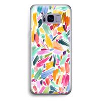 Watercolor Brushstrokes: Samsung Galaxy S8 Plus Transparant Hoesje