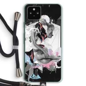 Camouflage de sommeil: Pixel 5a 5G Transparant Hoesje met koord