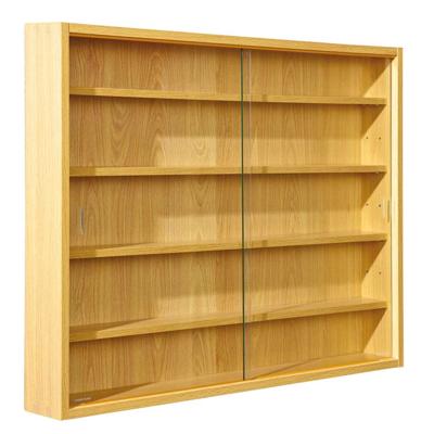 Leen Bakker - Vitrine Compilati - Beukenkleur - 60x80x9,5 Cm - MDF - Bruin - 9.5x80x60 Cm