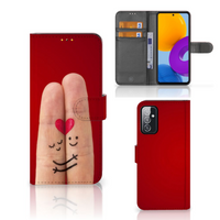 Samsung Galaxy M52 Wallet Case met Pasjes Liefde - Origineel Romantisch Cadeau