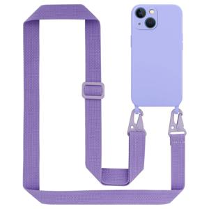 Cadorabo Mobiele telefoon ketting geschikt voor Apple iPhone 13 PRO Hoesje in LIQUID ZWART - Silicone beschermhoes