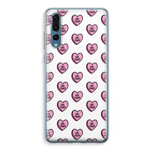 GIRL POWER: Huawei P20 Pro Transparant Hoesje