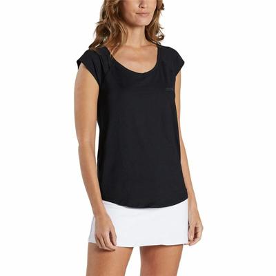Dames Mouwloos T-shirt Ditchil Zwart - Maat: M