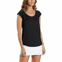 Dames Mouwloos T-shirt Ditchil Zwart - Maat: M