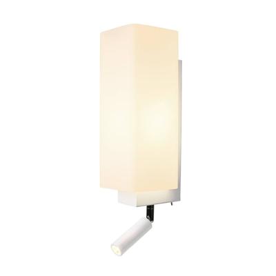 SLV Slaapkamer wandlampQuadrass wit - 1003429