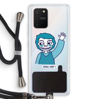 Zwaai: Samsung Galaxy S10 Lite Transparant Hoesje met koord