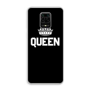 Queen zwart: Xiaomi Redmi Note 10 Lite Transparant Hoesje