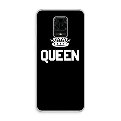 Queen zwart: Xiaomi Redmi Note 10 Lite Transparant Hoesje