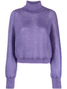 Alberta Ferretti pull à col roulé - Violet