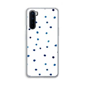 Blauwe stippen: OnePlus Nord Transparant Hoesje