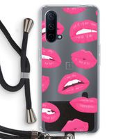 Bite my lip: OnePlus Nord CE 5G Transparant Hoesje met koord