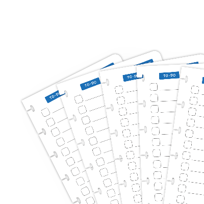 Set Extra Pagina's- A6 - to-do list