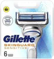 Gillette Gillette Skinguard Sensitive scheermesjes 6 stuks Gillette Gillette Skinguard Sensitive scheermesjes 6 stuks