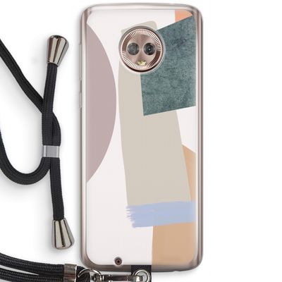 Lindo: Motorola Moto G6 Transparant Hoesje met koord