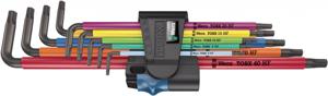 Wera 967/9 TX SXL Multicolour HF 1 Stiftsleutelset met vasthoudfunctie, lang, 9 -delig - 1 stuk(s) - 05024470001