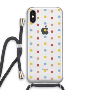 Bollen: iPhone XS Transparant Hoesje met koord
