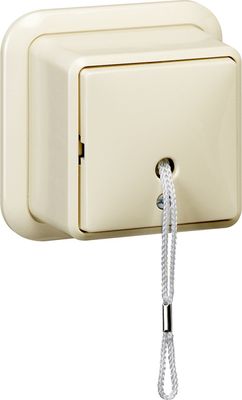 Gira trekschakelaar opbouw creme