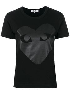 Comme Des Garçons Play t-shirt à logo - Noir