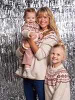 Jacquard damestrui capsulecollectie familie Kerst ENVIE DE FRAISE ecru
