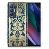 OPPO Find X3 Neo | TPU Case | Beige Flowers