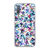Hibiscus Flowers: Samsung Galaxy A7 (2018) Transparant Hoesje