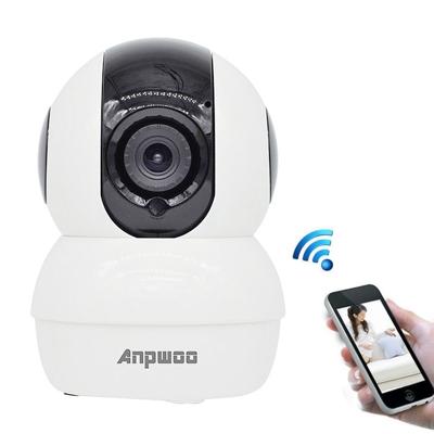 Anpwoo YT006 720P HD WiFi IP-camera ondersteuning bewegingsdetectie & infrarood nachtzicht & SD-kaart (Max 32GB) (wit)