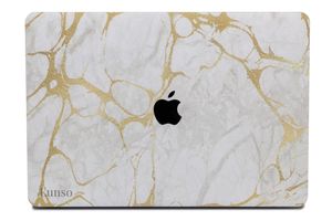 Lunso MacBook Air 13 inch (2018-2019) cover hoes - case - Marble Stella