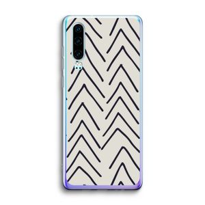 Marrakech Arrows: Huawei P30 Transparant Hoesje