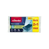 Schuurspons Vileda fce pro clean 2+1 Blauw Schuim (3 Onderdelen)