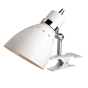 Steinhauer KlemspotSpring wit met chroom - 6827W