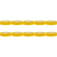 Yurga Gele Isolatietape 10-Pack - 20mm x 18m