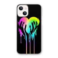 Hold My Heart: iPhone 13 mini Transparant Hoesje Hold My Heart: iPhone 13 mini Transparant Hoesje