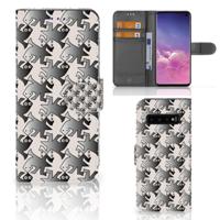 Samsung Galaxy S10 | Telefoonhoesje | Met pasjeshouder | Salamander Grey