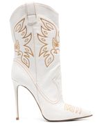 Le Silla bottines Eva Cowboy 120 mm - Blanc