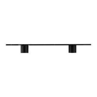 Normann Copenhagen Sten Wandplank B 120 cm - Marmer / Zwart Normann Copenhagen Sten Wandplank B 120 cm - Marmer / Zwart