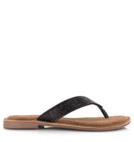 Lazamani - Leren slippers met strass-ste Leer Dames Lazamani - Leren slippers met strass-ste Leer Dames