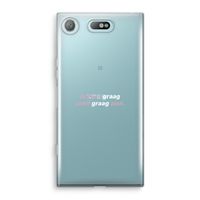 uzelf graag zien: Sony Xperia XZ1 Compact Transparant Hoesje
