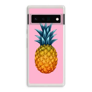 Grote ananas: Google Pixel 6 Pro Transparant Hoesje